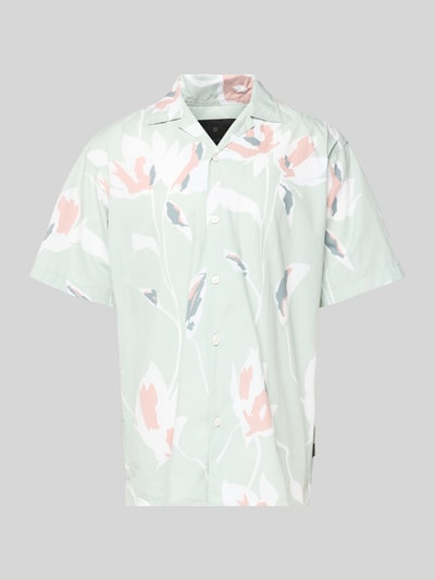 Jack & Jones Premium Regular fit vrijetijdsoverhemd met resortkraag, model 'PALERMO' Lindegroen - 2