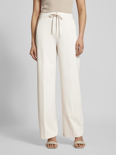 Drykorn Broek in effen design, model 'FAE' Offwhite - 4