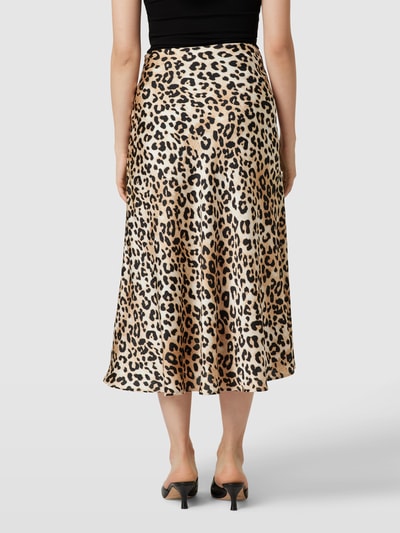 Jake*s Collection Midirok met dierenprint Ecru - 5