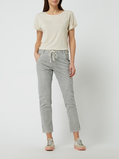 OPUS Jeans in gerader Passform mit Stretch-Anteil Modell 'Letty' Marine 1