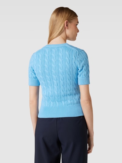 Polo Ralph Lauren Cardigan mit 1/2-Arm Bleu 5