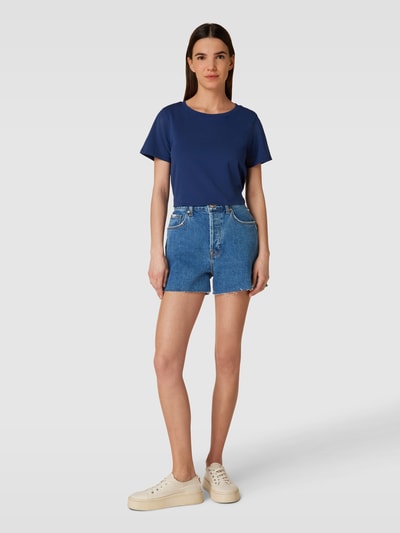 7 For All Mankind Jeansshorts im 5-Pocket-Design Modell 'RUBY' Blau 1