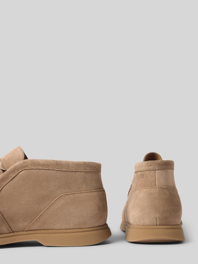 BOSS Schnürschuhe aus echtem Rindsleder Beige 2