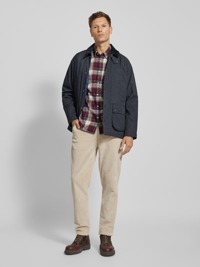 Barbour Tailored Fit Freizeithemd mit Button-Down-Kragen Rot 1