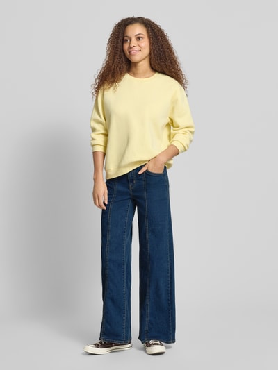 Levi's® 300 Wide Leg Jeans aus Baumwoll-Mix Modell '318' Blau 1