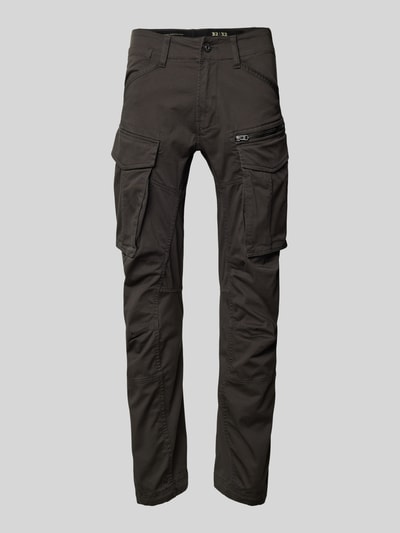 G-Star Raw Regular Tapered Fit Cargohose mit Reißverschlusstasche Anthrazit 2