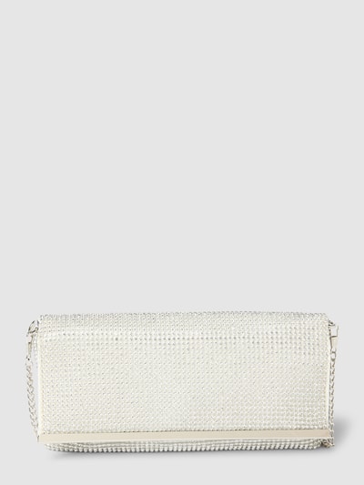 Jake*s Cocktail Pochette mit Strasssteinbesatz Silber 2