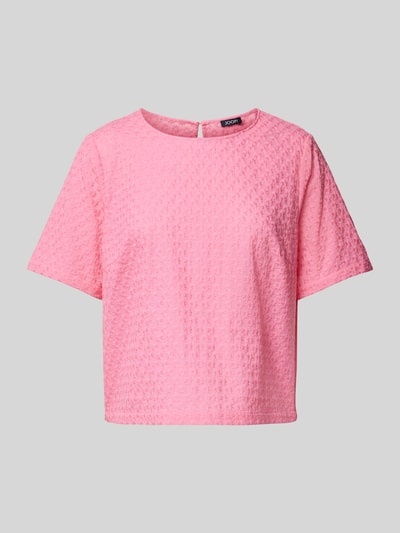 JOOP! Regular Fit Blusenshirt mit Strukturmuster Modell 'Belana' Pink 1