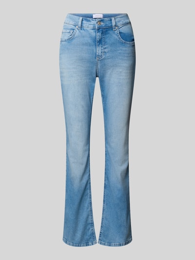 Angels Bootcut Jeans mit Logo-Patch Modell 'LENI' Hellblau 2
