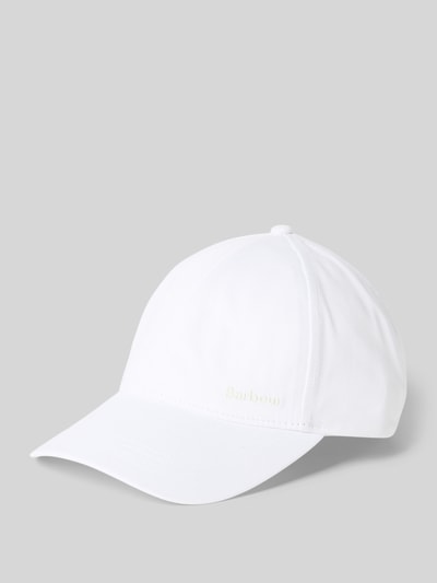 Barbour Basecap aus reiner Baumwolle Weiss 1