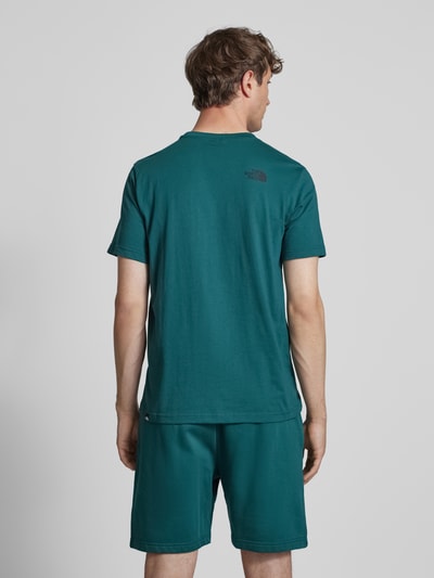 The North Face T-Shirt mit geripptem Rundhalsausschnitt Gruen 5