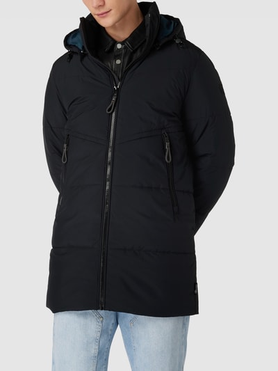 QS by s.Oliver Mantel mit Label-Patch Schwarz 4