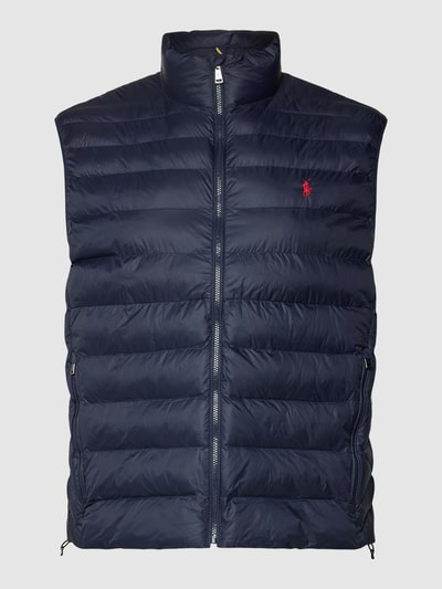 Polo Ralph Lauren Big & Tall PLUS SIZE bodywarmer met labelstitching Marineblauw - 2