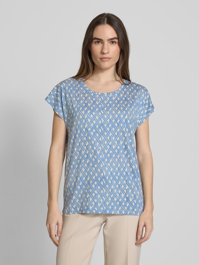 Soyaconcept Regular Fit Blusenshirt mit Kappärmeln Modell 'FELICITY' Hellblau 4