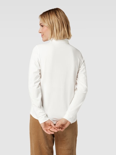 s.Oliver RED LABEL Overhemdblouse met all-over motief Offwhite - 5