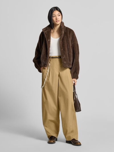 Essentiel Antwerp Barrel Leg Hose aus reiner Baumwolle Modell 'JESUIS' Beige 1