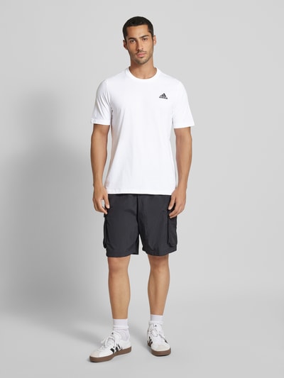 ADIDAS SPORTSWEAR T-shirt met labelstitching Wit - 1