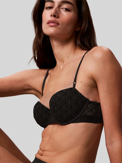 Calvin Klein Underwear biustonosz z regulowanymi ramiączkami Czarny 6