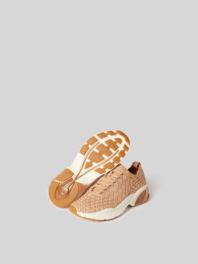 Tory Burch Sneaker mit Strukturmuster Hellbraun 5