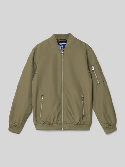 JACK & JONES Bomberjack met ritszakken Olijfgroen - 1