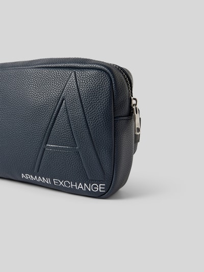 ARMANI EXCHANGE Kosmetyczka z detalem z logo Ciemnoniebieski 3