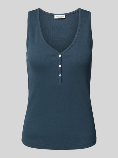 Marc O'Polo Slim Fit Tank Top aus Baumwoll-Mix Marine 2