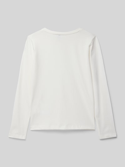 Only Shirt met lange mouwen en ronde hals model 'NEW ONLY' Offwhite - 3