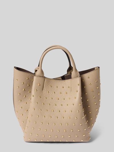 Abro Shopper mit Tragehenkel Taupe 4