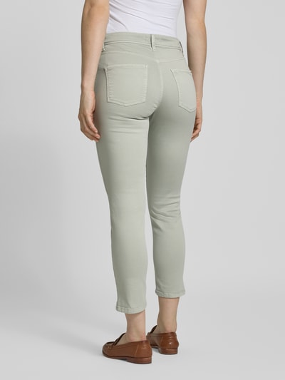 Cambio Slim Fit Jeans mit verkürztem Schnitt Modell 'PIPER' Mint 5