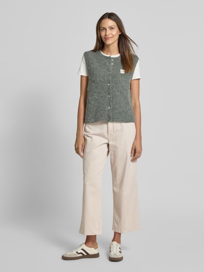 MAC Wide Leg Culotte im 5-Pocket-Design Modell 'Dream' Beige 1