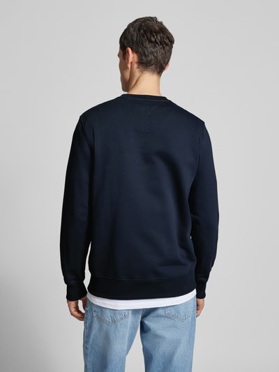 Tommy Hilfiger Regular Fit Sweatshirt aus reiner Baumwolle Marine 5