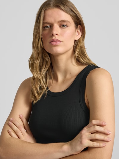 ONLY Slim Fit Tank Top aus Bio-Baumwoll-Mix Modell 'VAL' Black 3
