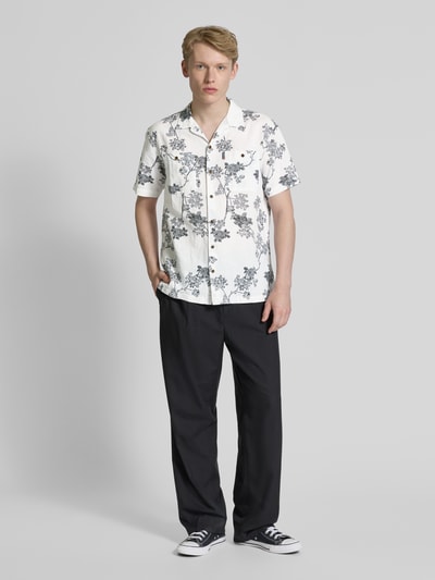 Superdry Regular Fit Freizeithemd aus Baumwoll-Leinen-Mix Weiss 1