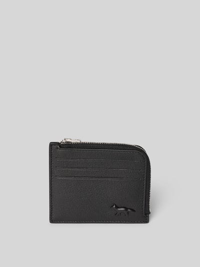MAISON KITSUNÉ Portemonnaie mit Label-Detail Black 3