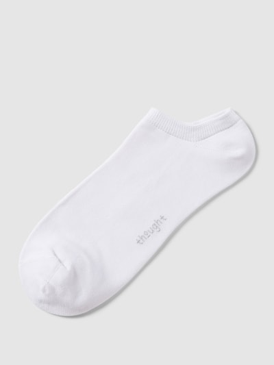 Thought Sneakersocken mit Rippenbündchen Modell 'Ashley' Weiss 1