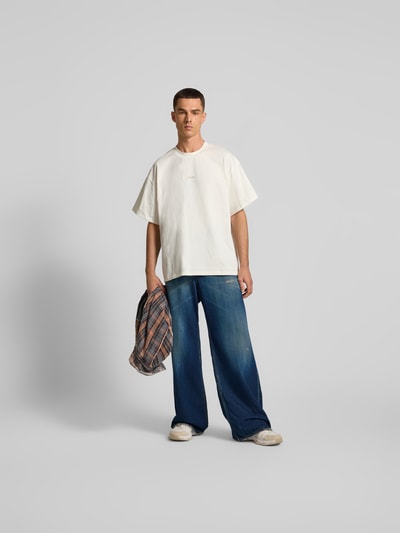 Diesel Flared Fit Jeans mit Lyocell-Anteil Dunkelblau 1