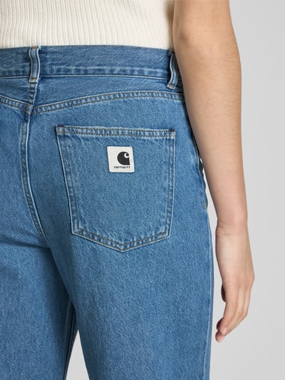 Carhartt Work In Progress High Waist Jeans mit weitem Bein Modell 'Jane' Hellblau 3