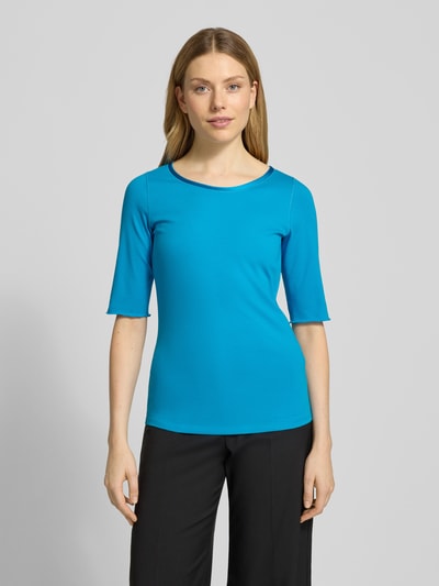 Marc Cain T-shirt met 1/2-mouwen Oceaanblauw - 4