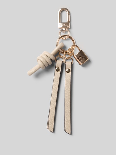 Productfoto, sleutelhanger met reliëflogo, Dames sleutelhanger met karabijnhaak, sleutelring, Model 'Melody'