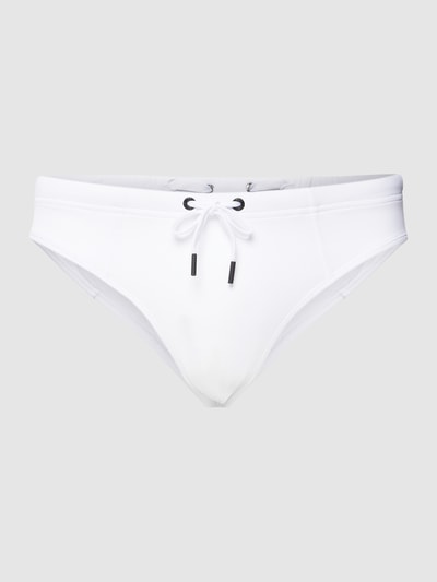 Karl Lagerfeld Beachwear Badehose mit Label-Applikation Modell