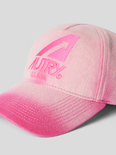 Autry Cap mit Label-Stitching Pink 3