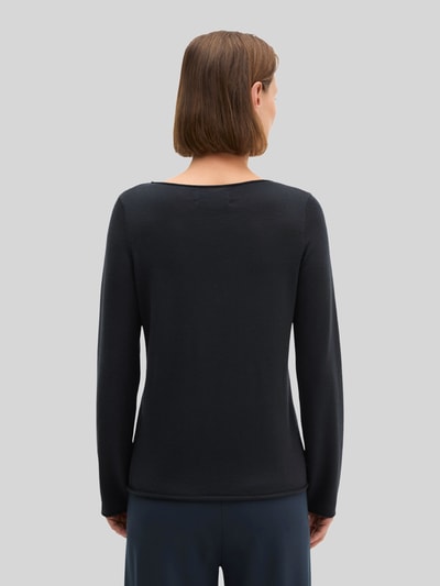 Marc O'Polo Regular Fit Pullover aus reiner Schurwolle Marine 5