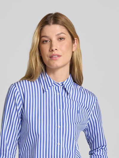 Lauren Ralph Lauren Overhemdblouse met knoopsluiting, model 'JAMELKO' Lichtblauw - 3