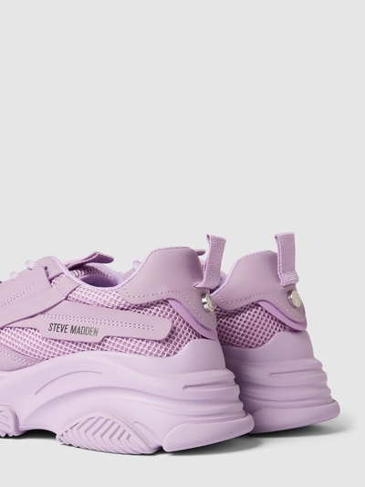 Steve Madden Sneakers met labeldetails, model 'POSSESSION' Lavendel - 3