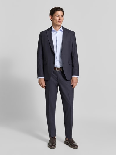 Seidensticker Slim Fit Businesshemd aus reiner Baumwolle Bleu 1