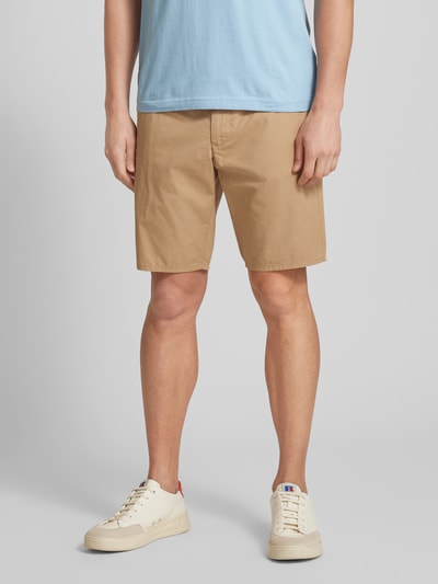 Gant Relaxed Fit Shorts mit Gürtelfalten Beige 4