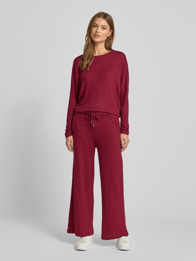 Soyaconcept Sweatpants mit elastischem Bund Modell 'Biara' Bordeaux 1