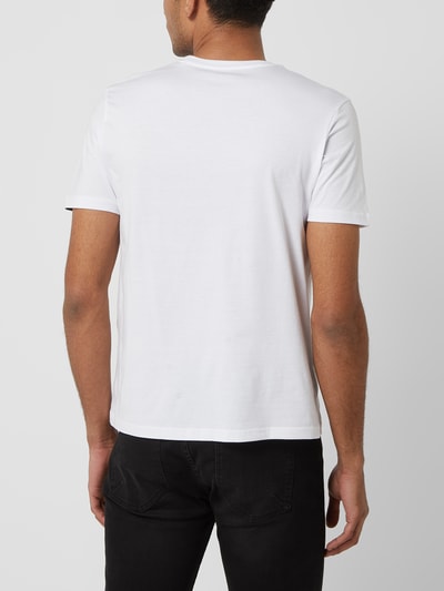 Alpha Industries T-Shirt mit Label-Print Modell 'BASIC' Weiss 6