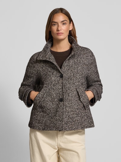 Cinque Kurtka z patkami na rękawach model ‘JOLINO’ Czarny 4