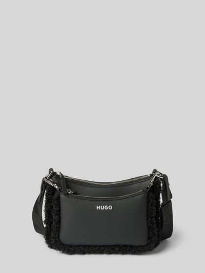 HUGO Crossbodytas met labeldetail Zwart - 2